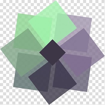 Black, purple, and green abstract , Taiga Logo transparent background PNG clipart