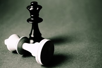 Black Queen Chess Piece