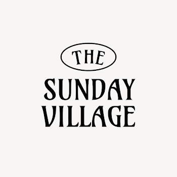 Black retro logo template, Sunday | Free PSD Template - rawpixel
