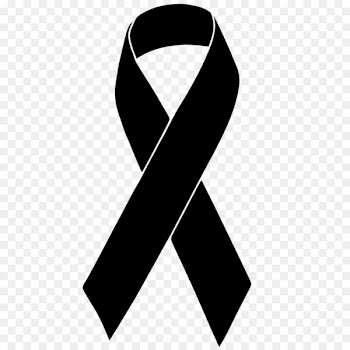 Black ribbon Awareness ribbon Mourning - ribbon 