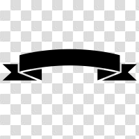 Black Ribbon Banner Png | theveliger