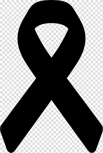 Black ribbon illustration, Black ribbon National day of mourning Death Condolences, others transparent background PNG clipart