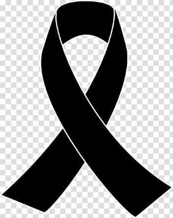 Black Ribbon PNG Picture
