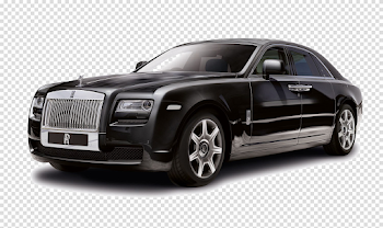 Black Rolls Royce PNG Photo