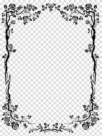 Black rose border, Flower Rose , Black Rose Border transparent background PNG clipart