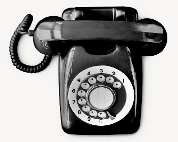Black rotary telephone, retro object | Free PSD - rawpixel