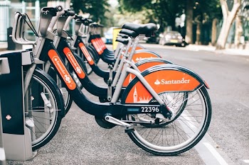 Black Santander Bicycles