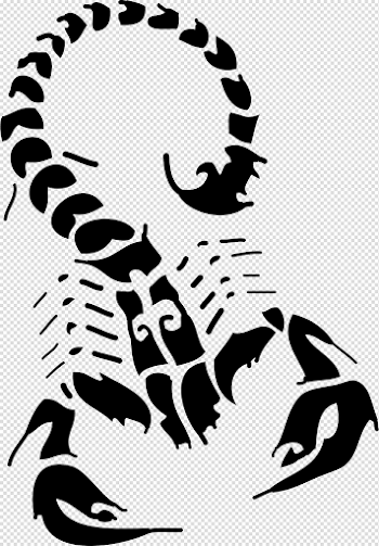 Black Scorpio PNG Download Image