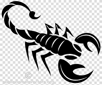 Black Scorpio PNG Image Background