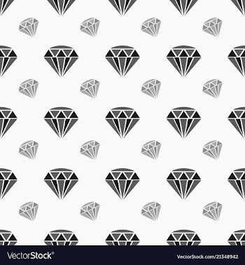 Black seamless pattern with diamond shapes vector image