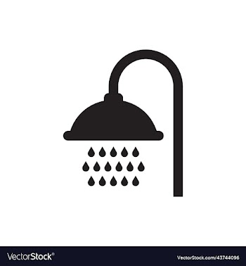 black shower icon