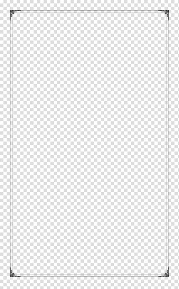 Black simple line border texture transparent background PNG clipart