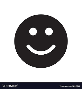 black smile solid icon
