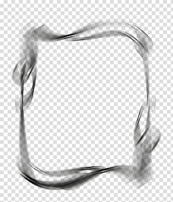 Black smoke art, Smoke Border transparent background PNG clipart