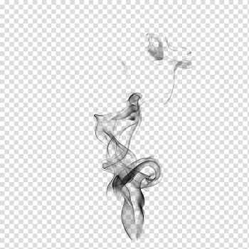 Black smoke decorated 46design transparent background PNG clipart