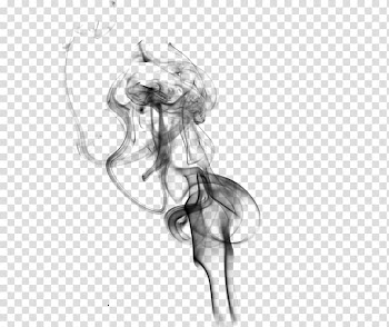 Black smoke, Smoke Art, Ink mist effect transparent background PNG clipart