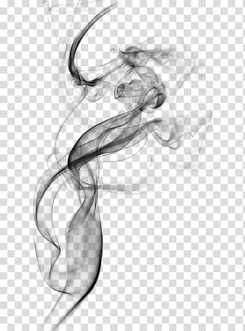 Black smoke transparent background PNG clipart