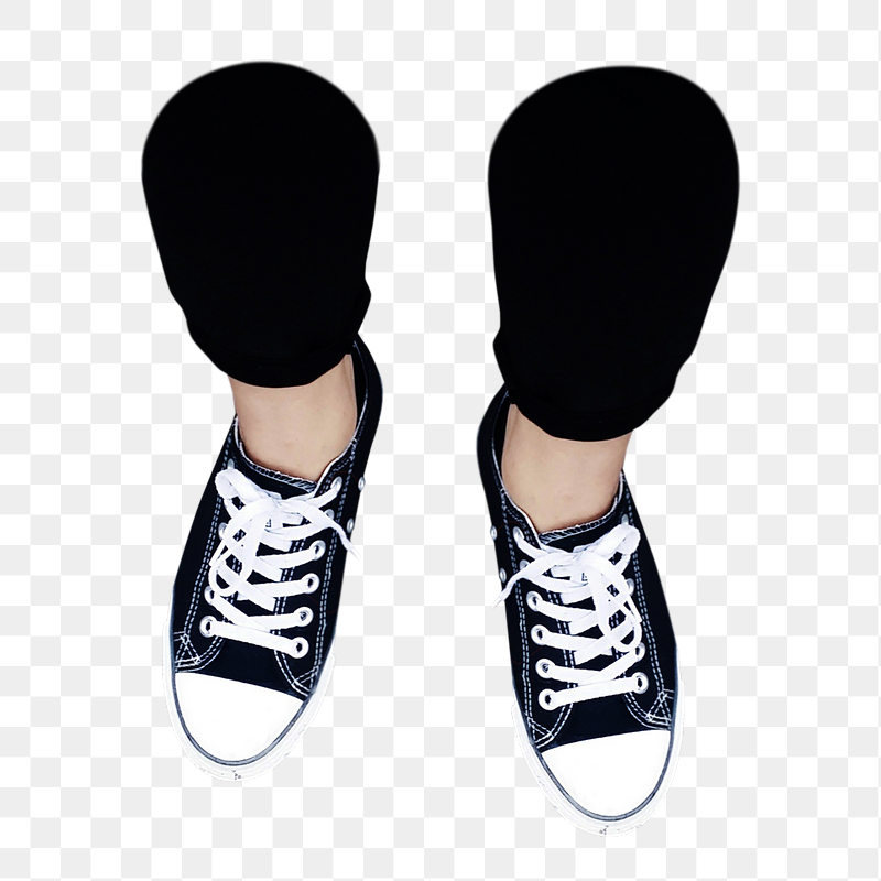 Black sneakers png sticker, transparent | Free PNG - rawpixel