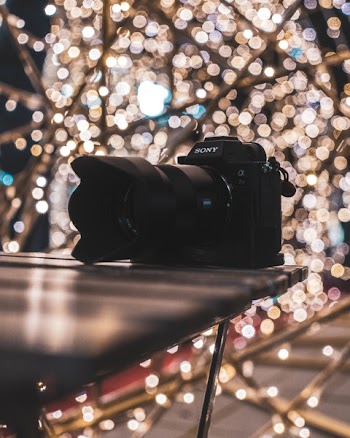 Black Sony Dslr Camera 