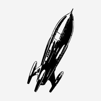 Black spaceship hand drawn illustration. | Free Photo - rawpixel