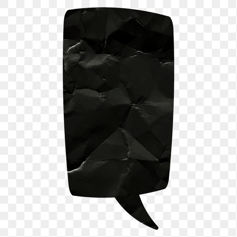 Black speech bubble png sticker, | Free PNG - rawpixel