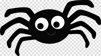 Black spider art, Itsy Bitsy Spider, spider transparent background PNG clipart
