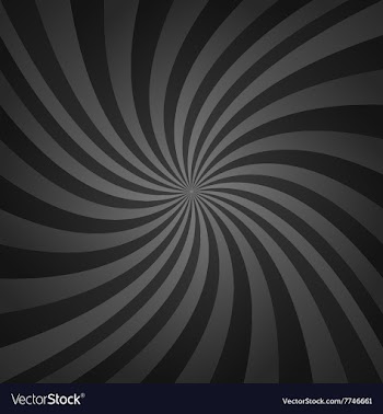 Black spiral pattern background vector image