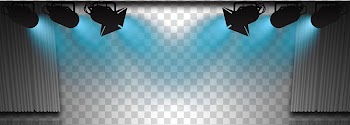 Black spotlights illustration, Spotlight Stage lighting, stage transparent background PNG clipart