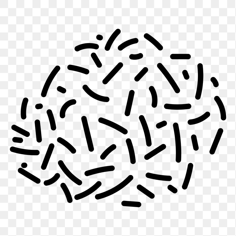Black sprinkles png sticker, transparent | Free PNG - rawpixel