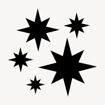 Black starburst icon clipart, flat | Free Vector - rawpixel