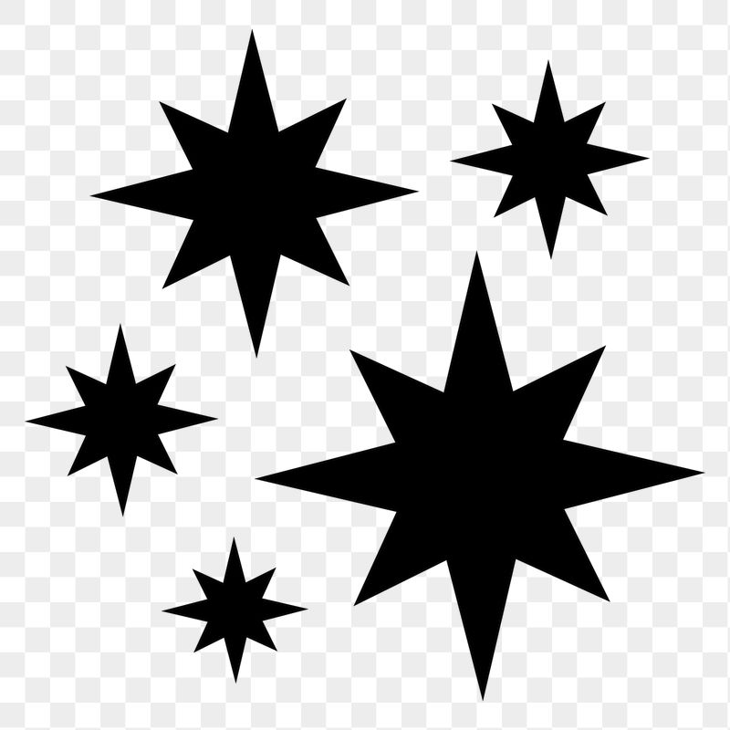 Black starburst png icon sticker, | Free PNG - rawpixel