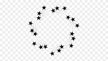 Black Stars Clipart Border - Stars Clipart Black And White Border