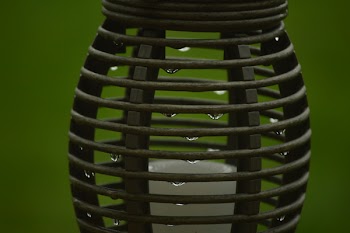 Black Steel Candle Holder
