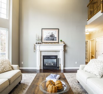 Black Steel Fireplace