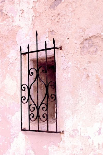 Black Steel Frame on Wall