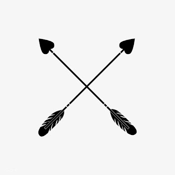 Black stylish crossed arrow vectors | Free stock vector - 543197