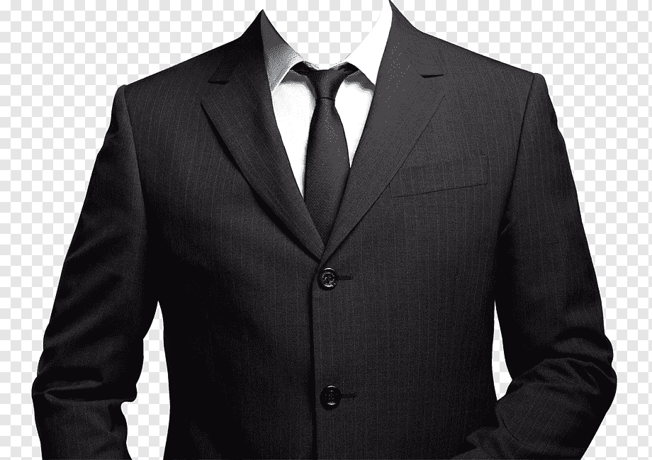 black suit illustration, Suit Blazer, Suit, tshirt, people, fashion png