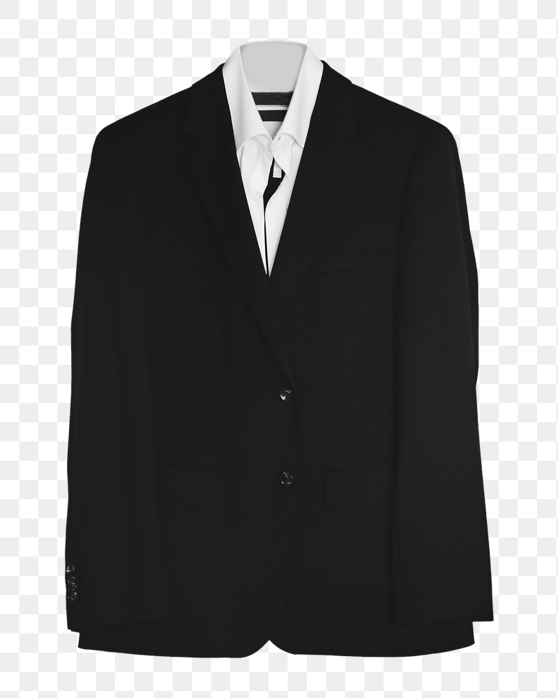 Black suit png sticker, transparent | Free PNG - rawpixel