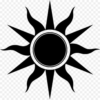 Black Sun Solar symbol Inca Empire - SUN RAY 