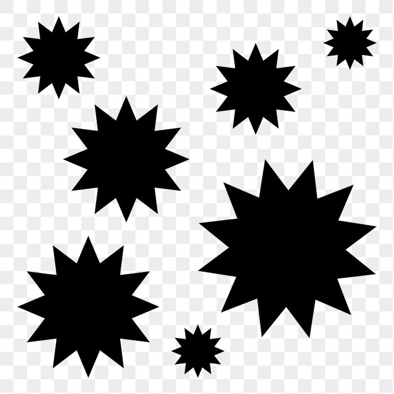 Black sunburst png icon sticker, | Free PNG - rawpixel