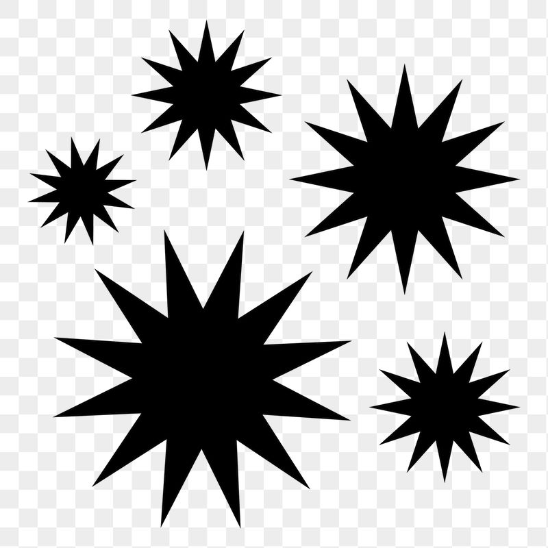 Black sunburst png icon sticker, | Free PNG - rawpixel