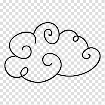 Black swirl line , Doodle Drawing, doodles transparent background PNG clipart