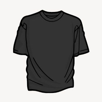 Black t-shirt clipart, apparel illustration | Free Vector - rawpixel