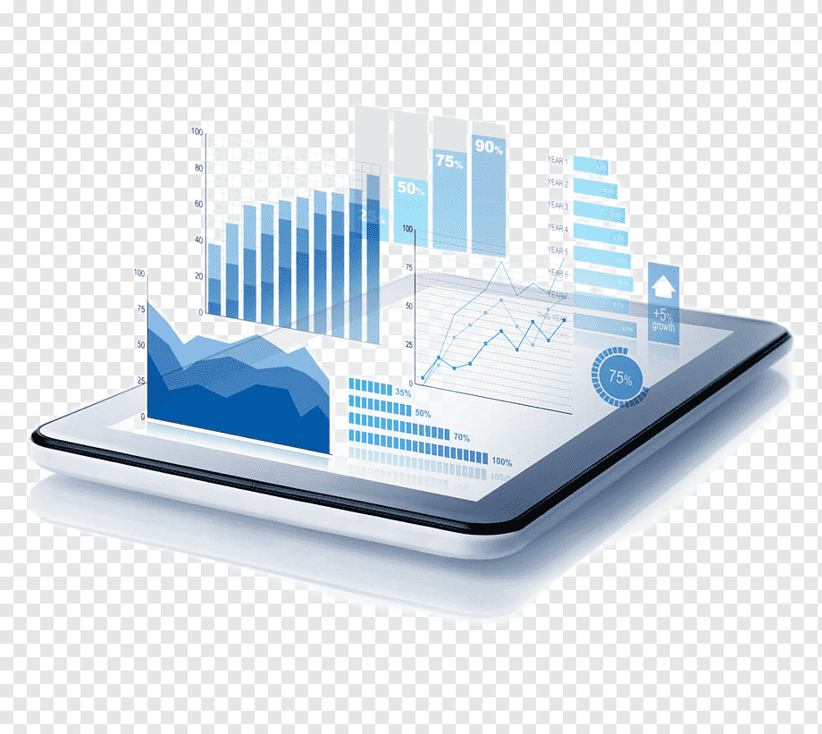 black tablet computer with graph illustration, Predictive analytics Data analysis Business intelligence, Smartphone and infographics, infographic, electronics, digital png