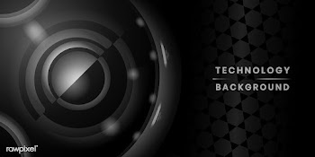 Black technology banner | Free stock vector - 579846