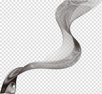 Black textile, Smoke Black Ink, Black smoke curve transparent background PNG clipart