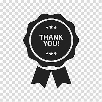 Black Thank You! ribbon illustration, Badge Logo Computer Icons Award, Drawing Thank You transparent background PNG clipart