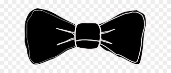 Black Tie Wedding Clipart - Black Bow Tie Clip Art