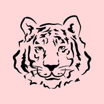 Black tiger, animal doodle sticker, | Free Vector Illustration - rawpixel
