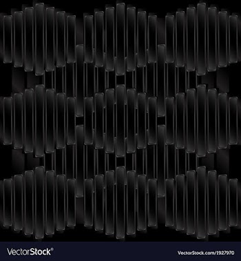 Black tile background vector image